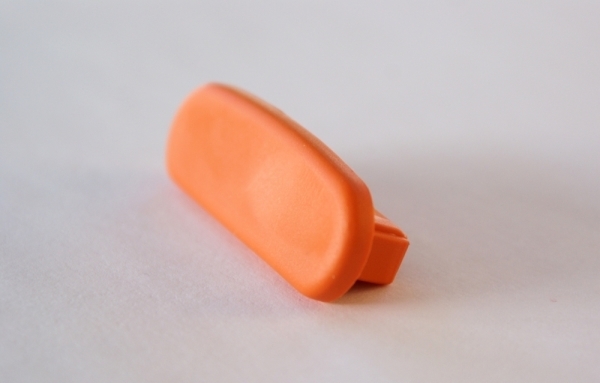 Endkappe Kunststoff fuer Handlauf 40 x 8 mm reinorange-88-11EK-F408.005