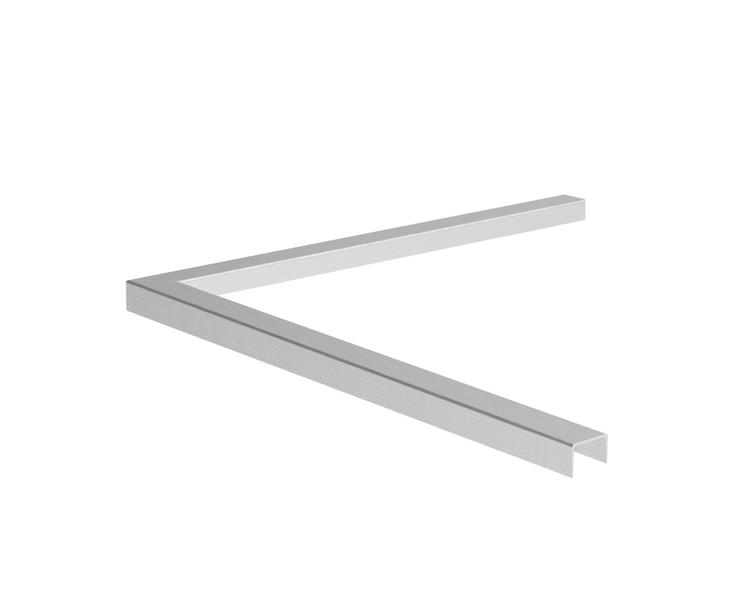 Kantenschutzprofil Ecke 90° Edelstahl V2A 200x200mm 2-0mm geschliffen-89-11A6900024G90-A.4