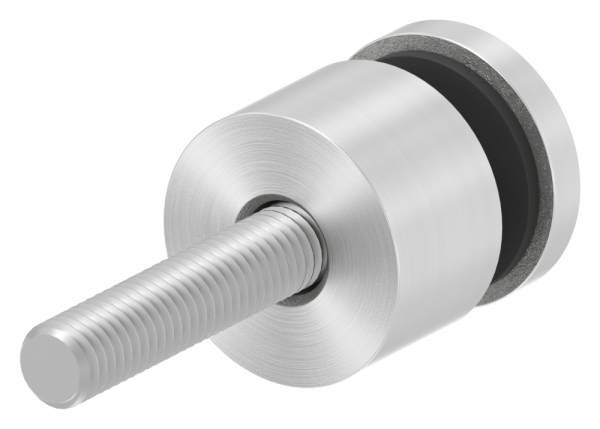 Glaspunkthalter Ø 16 mm- V2A- Anschluss- Flach- inkl- Senkkopfschraube -Schilderhalter-88-1160261.240