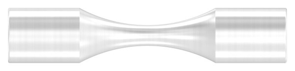 Rundstabverbinder V2A fuer Ø 14 mm Rundstab L 80 mm Ø 16 mm zum Biegen-11-1635.4