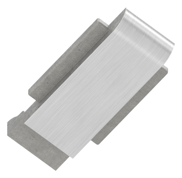 1 Sicherungsboden zu Glasklemme 52x52x32-5 mm AbZ V4A-10-3116ABZ.1