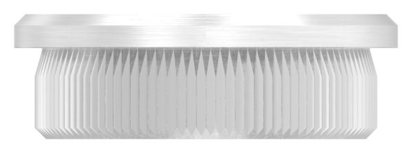 Rohrstopfen flach mit M8 fuer Ø 33-7x2-0 mm V2A-11-5120-A.4