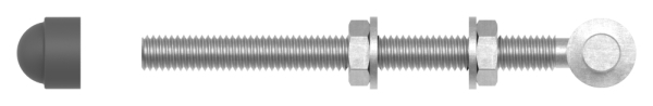Einhaengeband Torband zum Durchschrauben fuer Ø 13mm- Laenge 160mm-88-11961-13.160