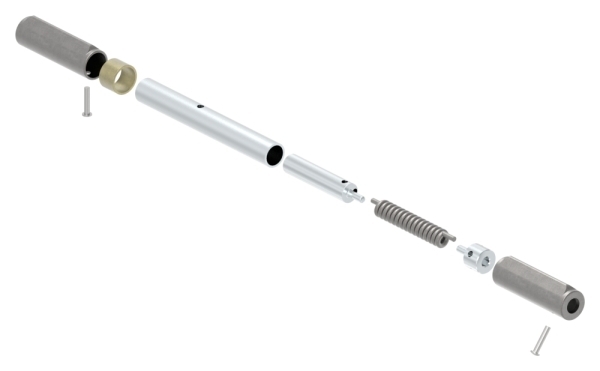Torband Stahl mit einstellbarer Rueckholfeder- Messingscheibe- 60kg Tragkraft-88-11415.M