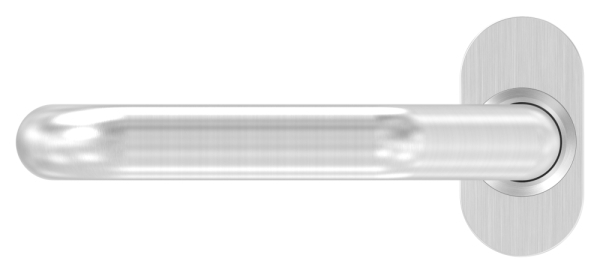 Tuerdruecker-Paar- ein Druecker feststehend- V2A - Links-88-11203-VA-F.L