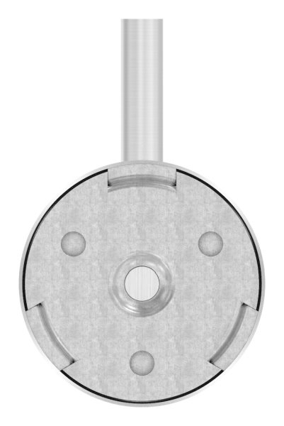 Handlaufhalter mit Abdeckrosette 70 x 12mm - Innengewinde M6-11-2084.4