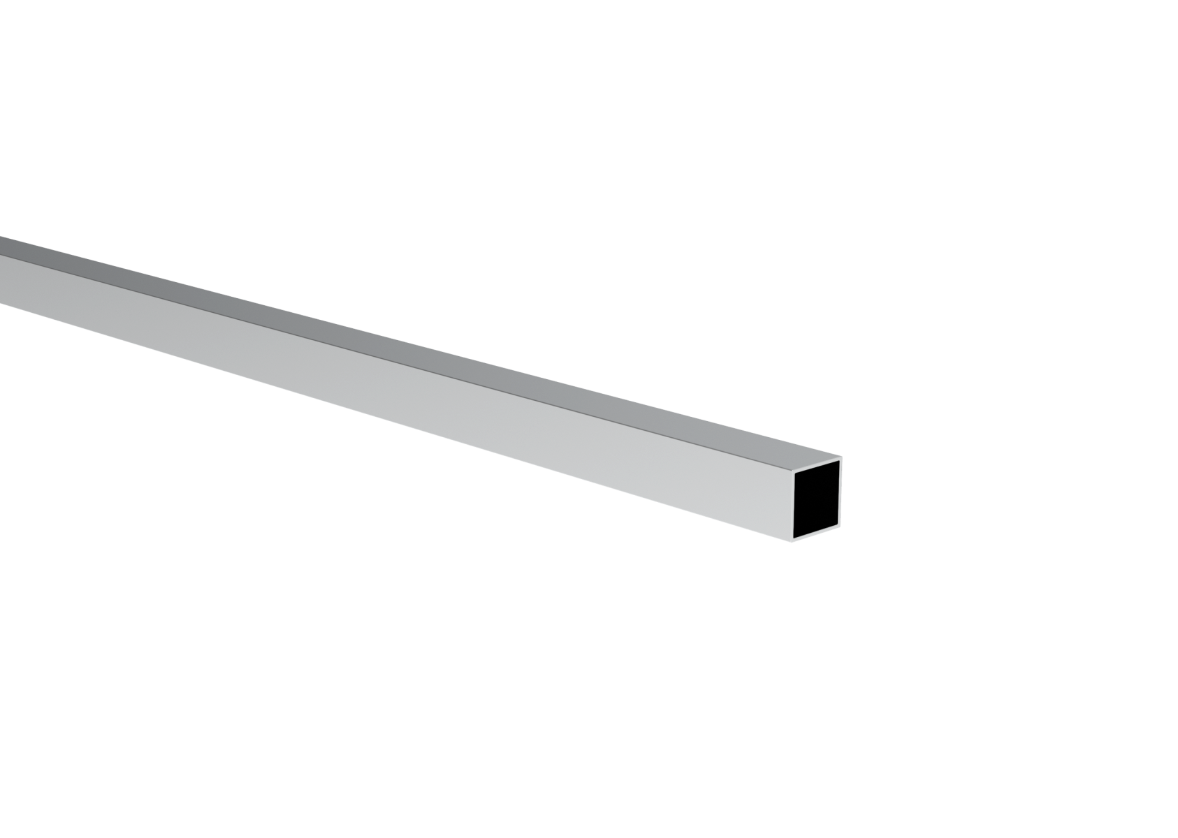 Vierkantrohr Stahl feuerverzinkt 20 x 20 x 1-2 mm L = 6000 mm-89-11ZN20X20X126000-A.4