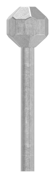 Kugelkopfbolzen Ø 5-15 mm - schwere Ausfuehrung - Stahl S235JR- roh-30-2714.8