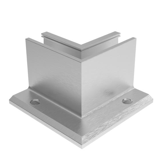 Eckverbinder Aluminium Satin-ELOX 90° innen fuer Glas 12-21-52 mm Top-Verankerung-89-11AL0006ECOSE90IN-A.4