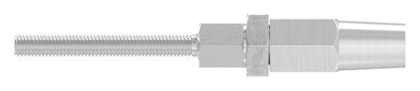Gewindeterminal zur Selbstmontage - Fuer Seil Ø 3 mm - V4A-11-2746.1