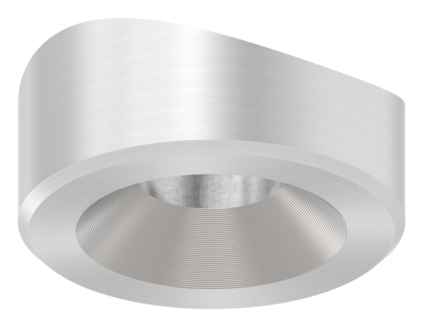 Ausgleichsstueck Ø 18mm fuer Rundrohr Ø 33-7mm mit Senkborhrung 6-5 mm V2A-88-1151341-240.33