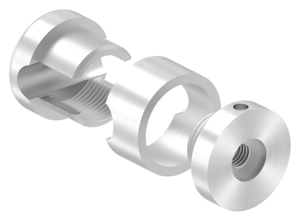 BRENK-fix® Grundhalter fuer Staebe Ø 10mm- V2A-88-11BR-R10M8.V2A