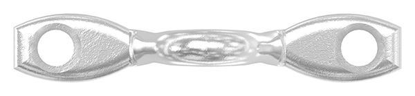 Wandoese - Ø Oese- 5 mm - mit 2 Loechern - V4A-11-2942.1