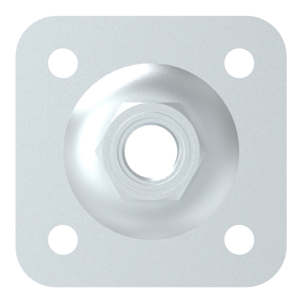 Verstellbare Mauerplatte fuer M22- verzinkt-88-11860-P.M22