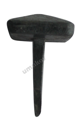 Schmiedenagel Stahl roh Kopf 27 x 27 mm L = 35 mm-89-11J901A28X28-A.4
