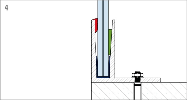Alu-Profil - MASSIV - Laenge- 3000 mm - aufgesetzte Montage - Aluminium-12-2206.6