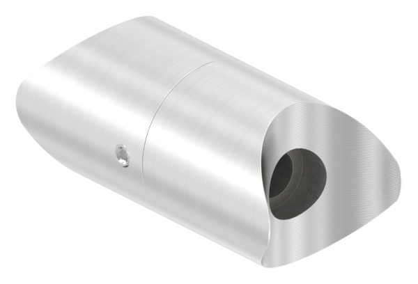 Rohrverbindungsstueck verstellbar fuer Rundrohr Ø 33-7 mm V2A-11-3340.4