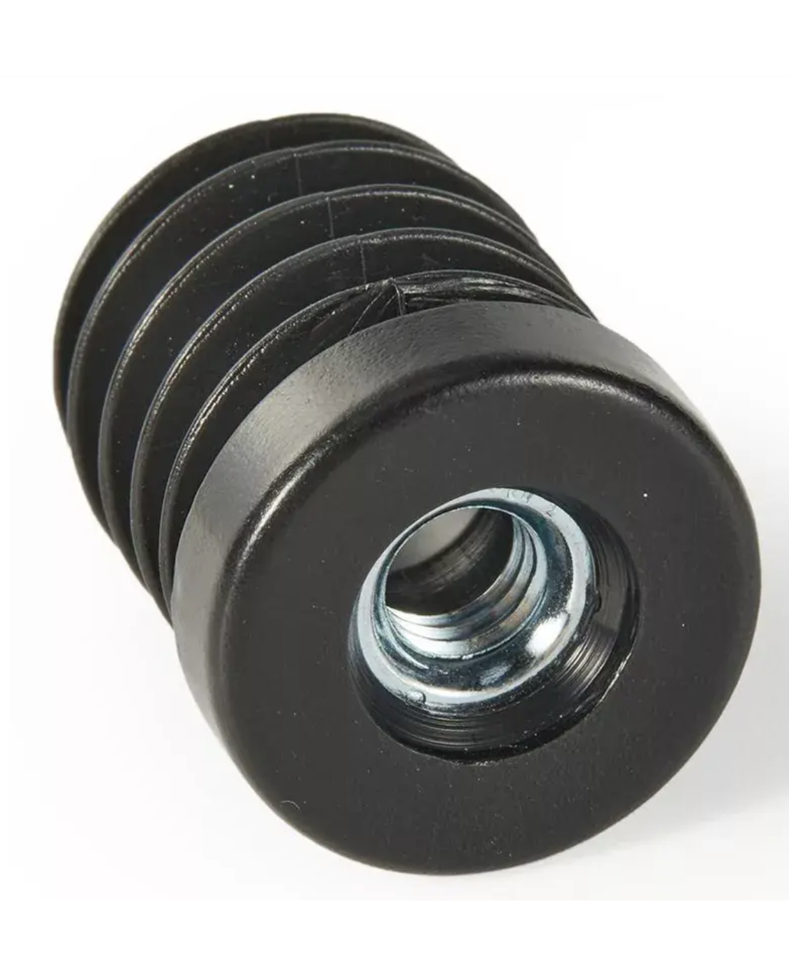 Einsteckkappe PVC Schwarz Ø 32 mm mit M10 Gewinde-89-11RGM3210-A.4