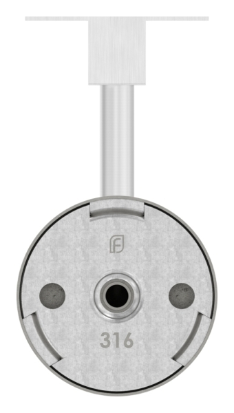 Handlaufhalter V4A fuer LED Nutrohr 24x24mm Buegel Ø 12 mm verschweisst-88-1160495.V4A