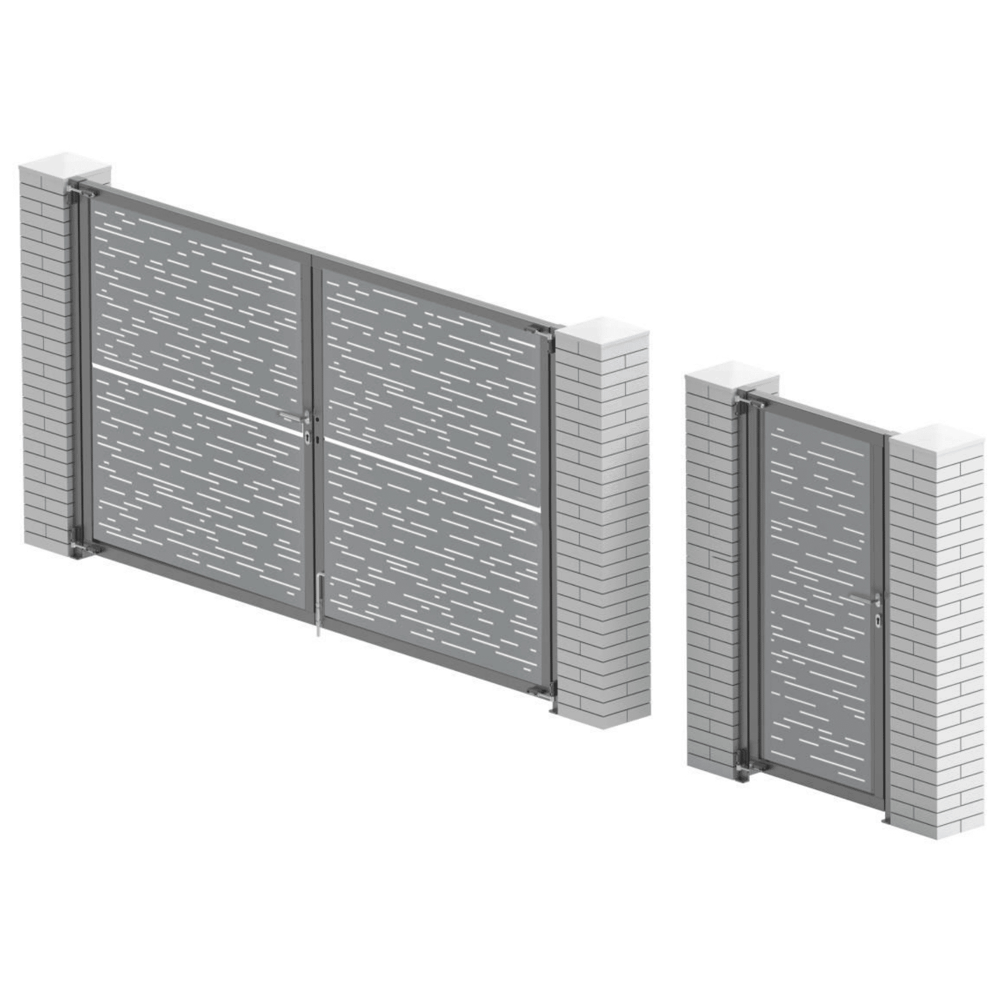 Designer metal panelling