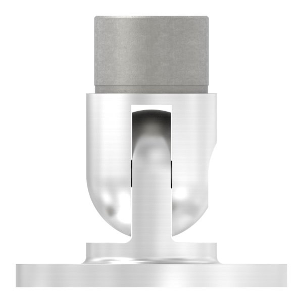 Wandhalter 90° flexibel fuer Rundrohr Ø 33-7x2-0 mm - V2A-11-3684.4