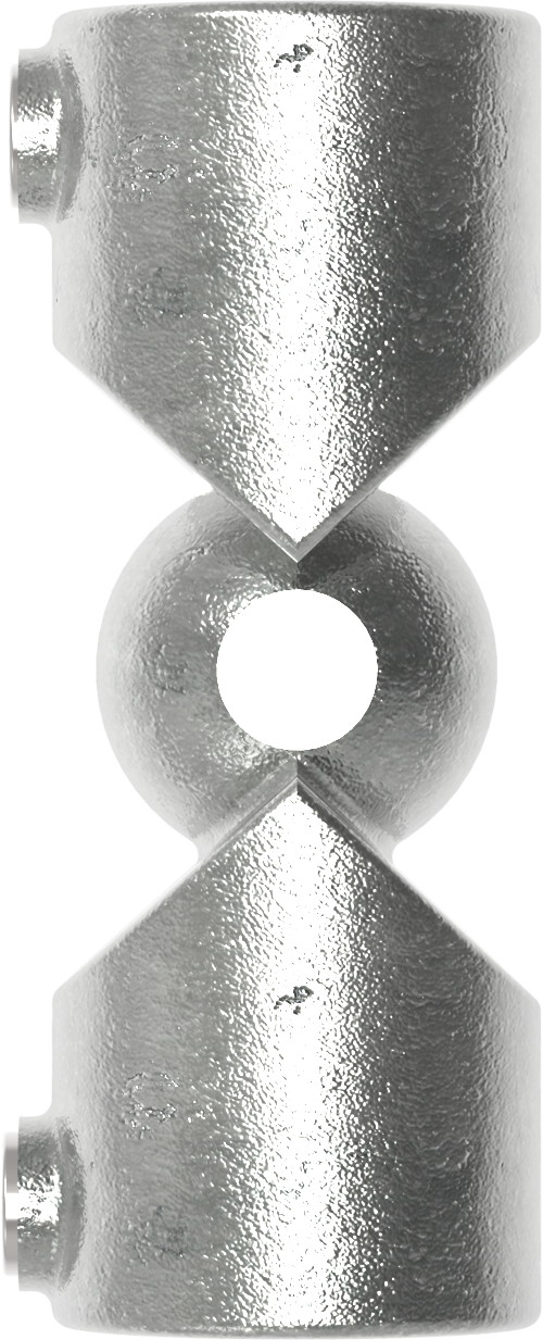 Rohrverbinder - Eckstueck verstellbar - 125HB34 - 33-7 mm - 1- - Feuerverzinkt u. Elektrogalvanisiert-125HB34