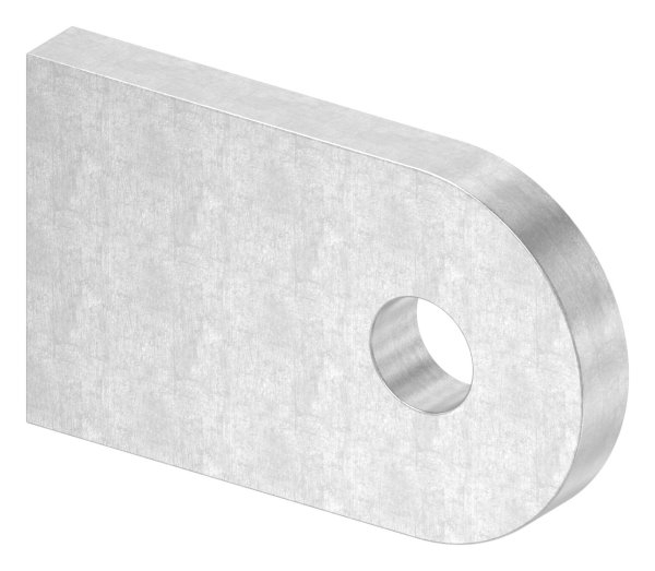 Anschweisslasche 50x30x6 mm mit Rundloch -flach- Roh-11-2430.4