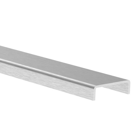 U-Profil fuer Glas Edelstahl V2A 16-00-17-52 mm L=6000 mm geschliffen-89-11A69030186000-A.4