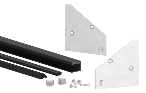 Montage-Set Glas 17-52mm eleganza canopy- fuer L=6000mm-88-11VDE-GU-6000.17