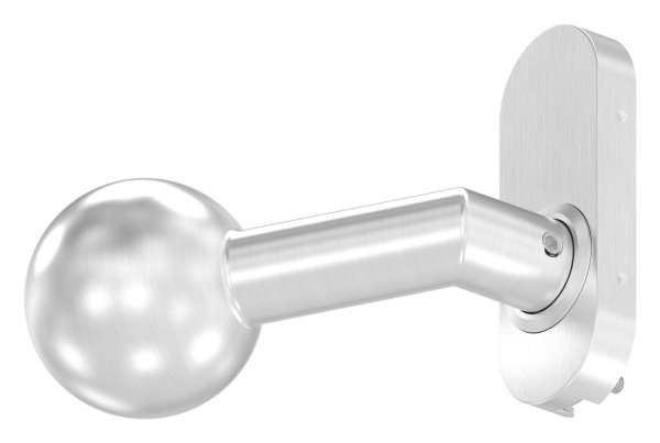 Drueckerknopf- Ø 50mm- drehbar- V2A - Links-88-11612-VA-D.L