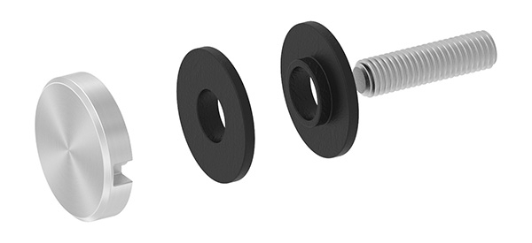 BRENK-fix® Oberteil Ø 30mm zu Glas-Halter- V2A-88-11BR-OT30.V2A