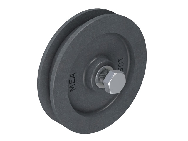 Gussrolle lose Haengetor MEA Grauguss Ø 75 mm bis 80 kg 10330426-60-0008.9