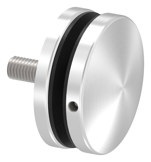 Glaspunkthalter Ø 72 mm- V4A- Anschluss- Flach mit AbP-10-5200.1