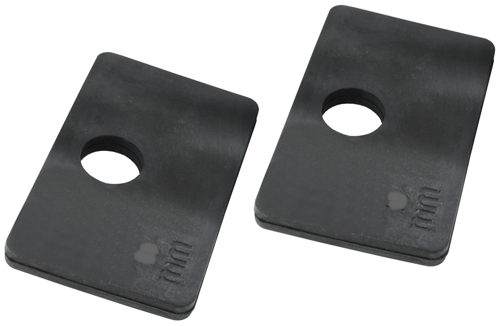 Gummieinlagen fuer Glasstaerke 10 - 12 mm- schwarz – 1 Paar-18-2110S-A.0