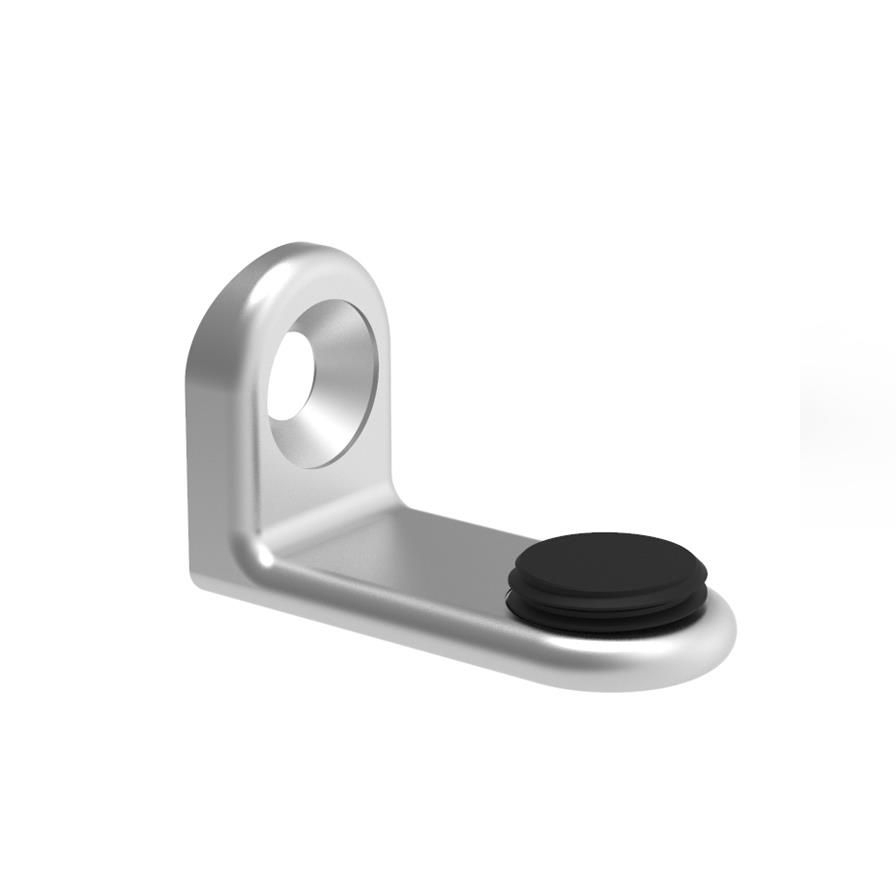 Glasstopper Edelstahl AISI 304 fuer Pfosten Ø 42-4 mm geschliffen-89-11A1003042-A.4