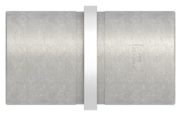Steckverbinder V2A fuer Rohr Ø 40-0x2-0 mm- L 65 mm- mit Mittelsteg-88-1150042-240.40