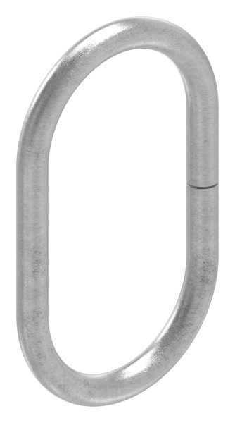 Ring - oval - Material- 14 mm - Aussen-Ø- 180x110 mm - Stahl S235JR- roh-30-1901.8