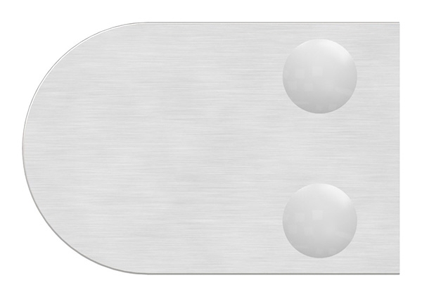 Glasklemme - Masse- 40x28x17-4 mm - Anschluss Ø 42-4 mm - V2A-10-2042.4