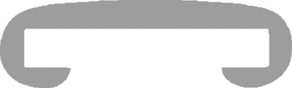 Kunststoffhandlauf fuer 50 x 8mm- gold- 25 Meter-88-11F508.020