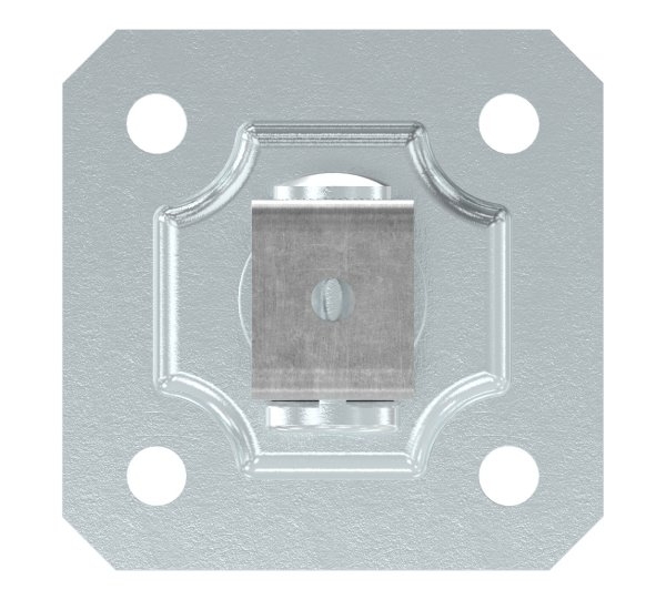 Torband M20 verstellbar mit Befestigungsplatte Stahl -Roh- S235JR-30-3535.7