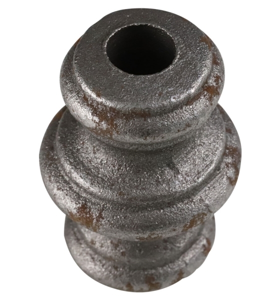 Zierhuelse - Masse- 40x67 mm - Lochung- Ø 12-5 mm - Stahl S235JR- roh-30-3617.8