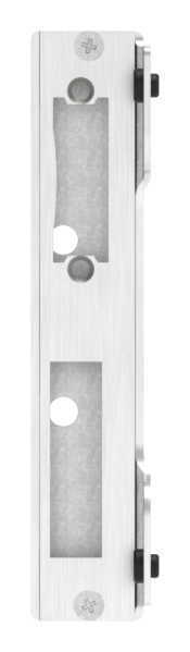 Gegenkasten Edelstahl V2A fuer Schlosskasten 30 mm- Abstand 72 mm- zum Anschweissen- eckig-88-1159300-240.30