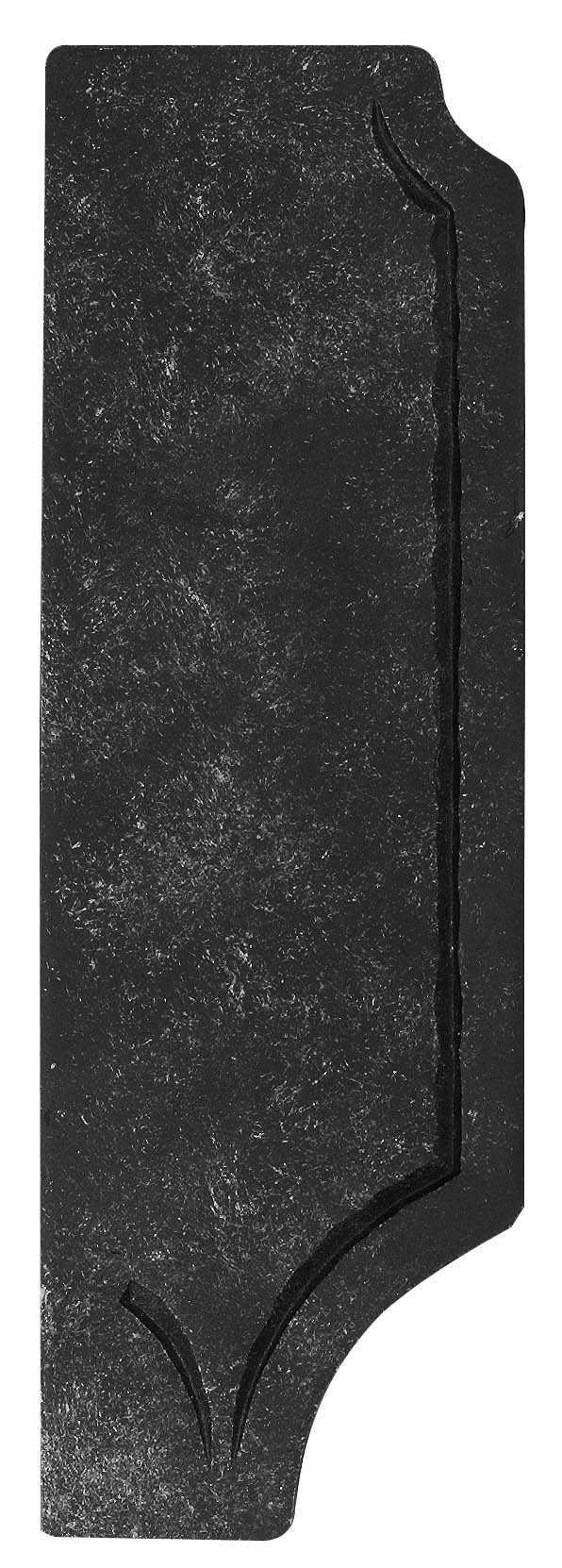 Schlossplatte rechts - Masse- 119x260x4 mm - Stahl S235JR- roh-30-3331-60.8