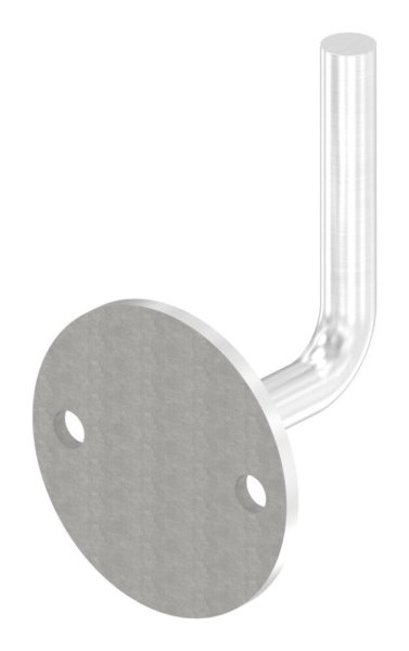 Handlaufhalter V2A Ronde 70x4mm Buegel 12mm Wandabstand 62mm zum Anschweissen-88-1150300-240-V.62