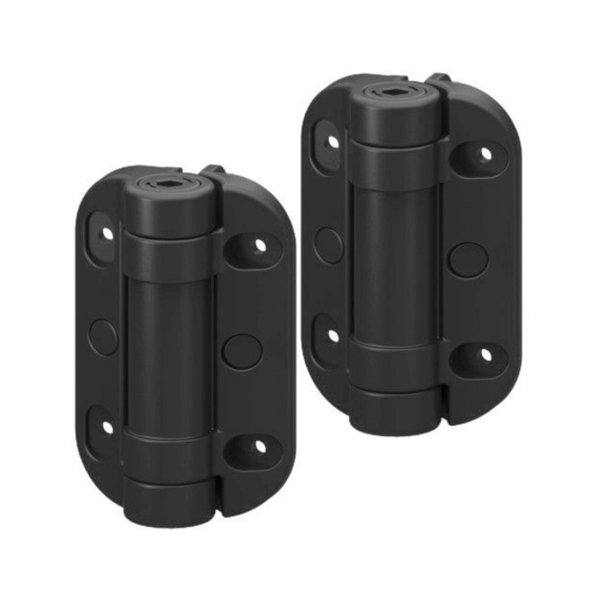 Gate hinges for aluminium fencing