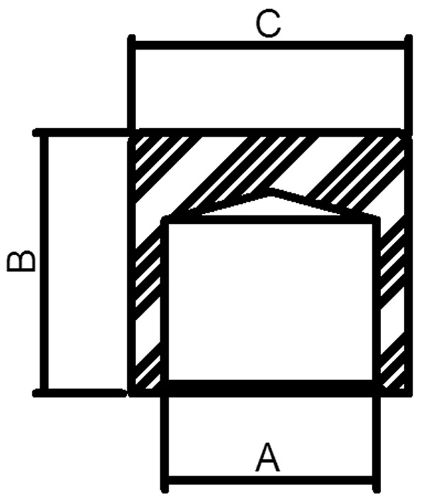Endkappe V2A -1-4301- fuer Ø 12 mm Rundmaterial flach zum Kleben-11-4011.4