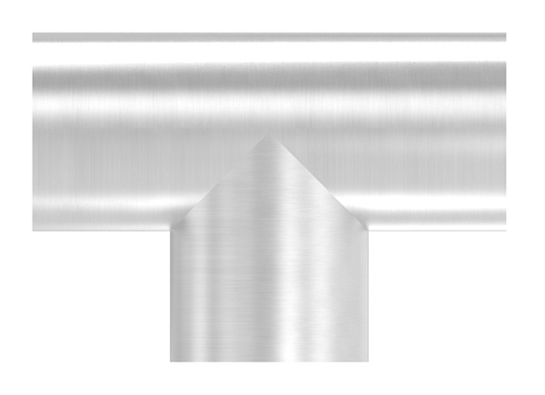T-Stueck zum Schweissen fuer Rundrohr- Ø 48-3 mm V2A-11-3739.4