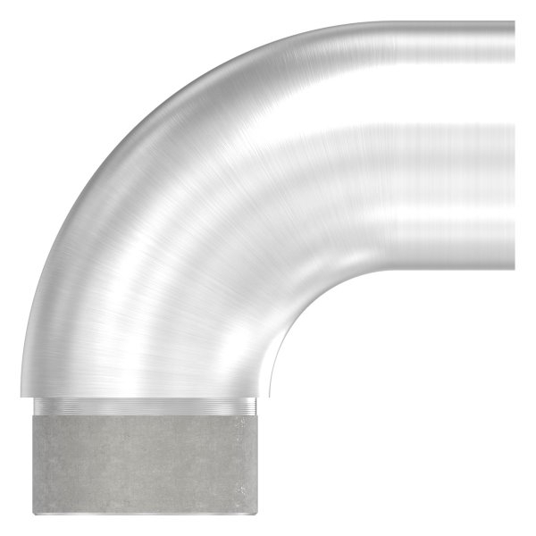 Anschlussbogen 90° fuer Rundrohr Ø 42-4x2-0 mm V2A-11-3394.4