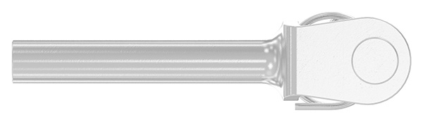Gabelterminal Edelstahl V4A M4 rechts-88.11100050004