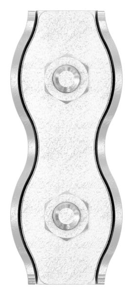 Duplexklemme fuer Seil 5 mm V4A-11-2925.1